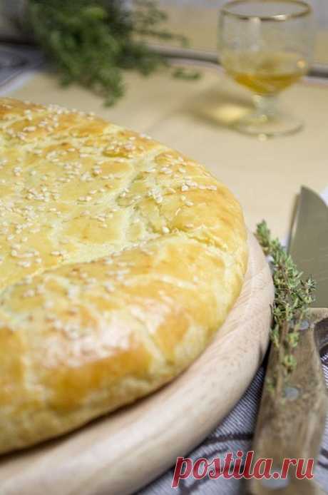 Как приготовить лепешка из творожного теста с сыром - рецепт, ингредиенты и фотографии