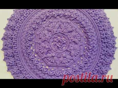 crochet mandala doily #15/crochet home rug
