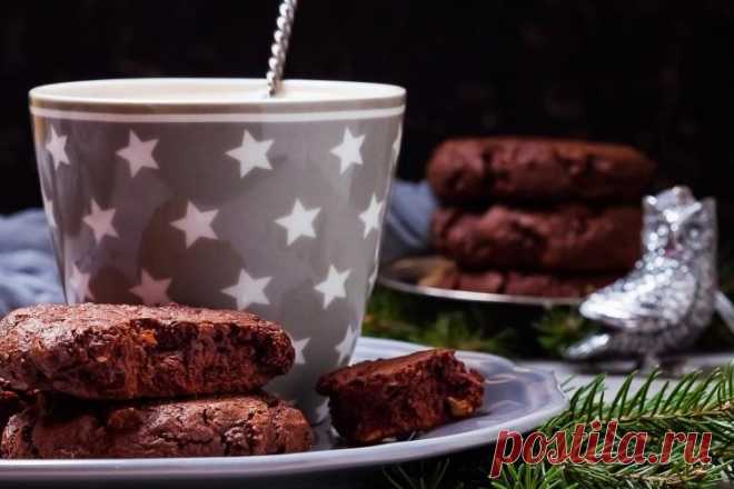 Мягкое шоколадное печенье с ржаной мукой - Daria Saveleva