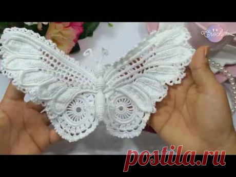 Irish Crochet Lace Butterfly !!!