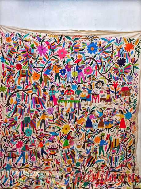 Hermoso tengango aproximadamente 2X2M bordados en hilos - Etsy Chile