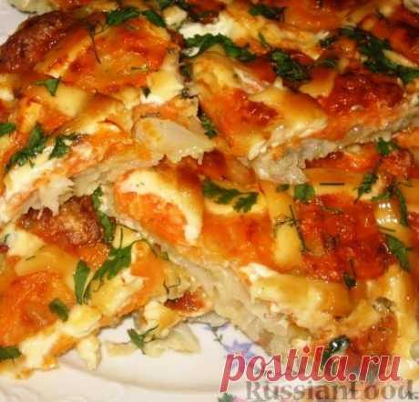 Рыба, запеченная под &quot;шубой&quot; - обалденный вкусный быстрый рецепт!