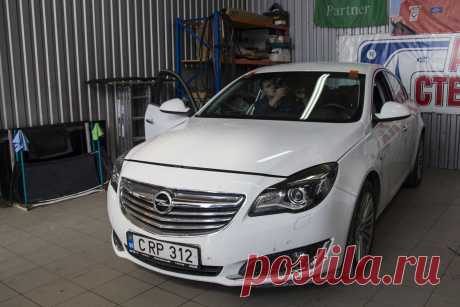 Opel Insignia с новым лобовым и боковым стеклом
