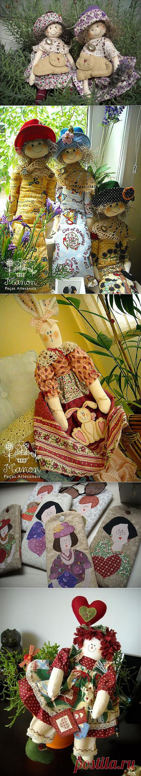 Куколки, подушечки и прочая красота от Marion Buechler Pottker.