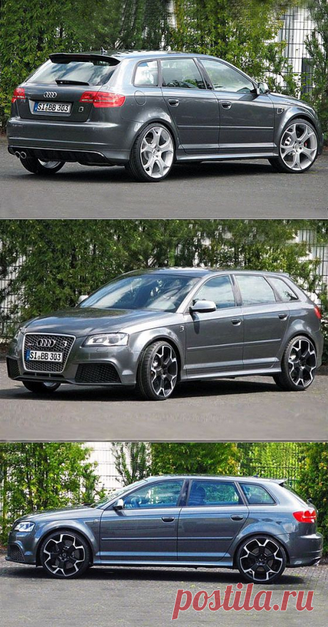 Audi RS3 в тюнинге B&amp;B запрягли в 510 л.с.