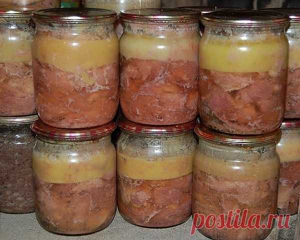 Домашняя тушенка своими руками. Быстро, легко и очень ВКУСНО!!