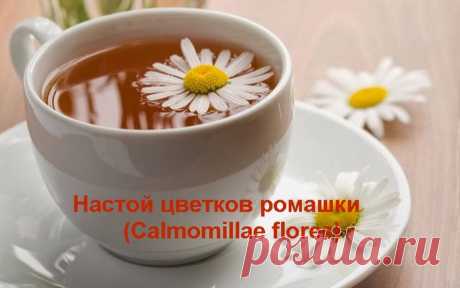 Настой цветков ромашки (Calmomillae flores)
