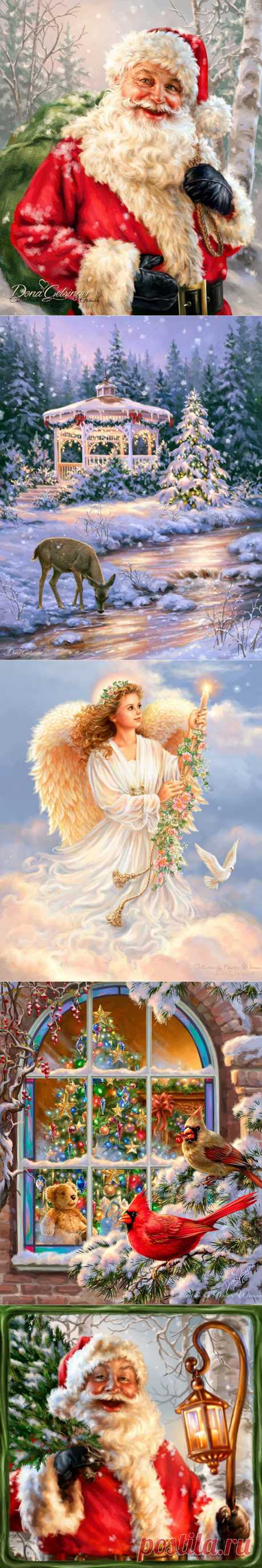 Снежный ангел творил в небесах Чудеса...| Dona Gelsinger (новинки в коллекцию)