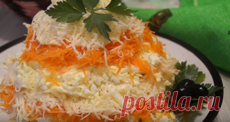 Салат Французский за 15 минут / Очень простой и бесподобно вкусный 
Салат «Французский» очень-очень простой, но бесподобно вкусный!
ИНГРЕДИЕНТЫ
Яблоко -2 шт
Яйца – 4шт
Свежая морковь – 2 шт
Сыр – 150 гр
Майонез – по вкусу
КАК ПРИГОТОВИТЬ
Салат Выкладываем слоями.
1. …
