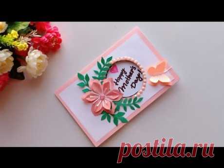 Handmade Mother's Day card / Mother's Day pop up card making