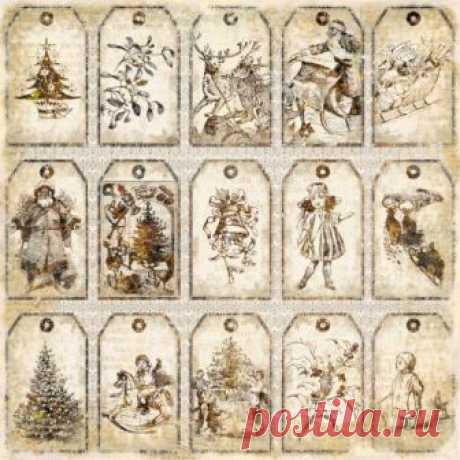 Scrapbooking paper - UHK Gallery - Old-Fasioned Christmas -Cracker - LemonCraft