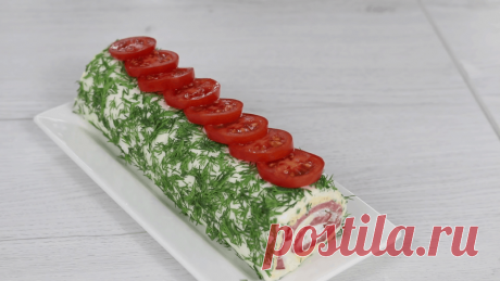 Необычный рецепт из плавленого сырка. Вкусно, красиво и просто