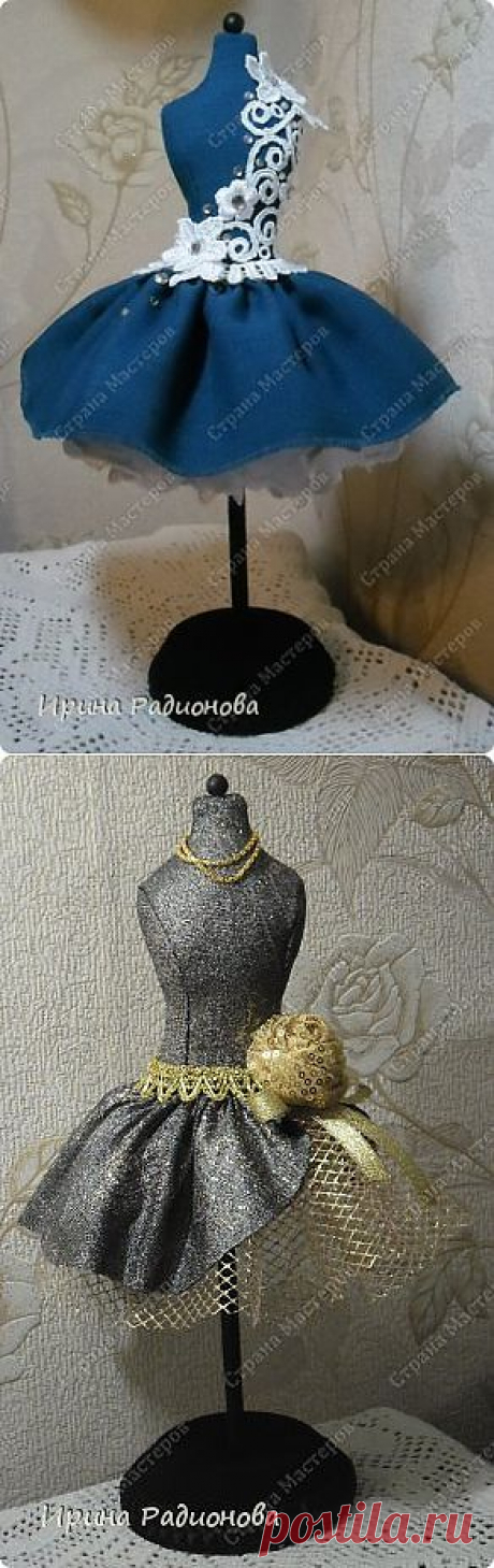 Мастер-класс по созданию оригинальной игольницы-манекена..  (нашла крапива74)