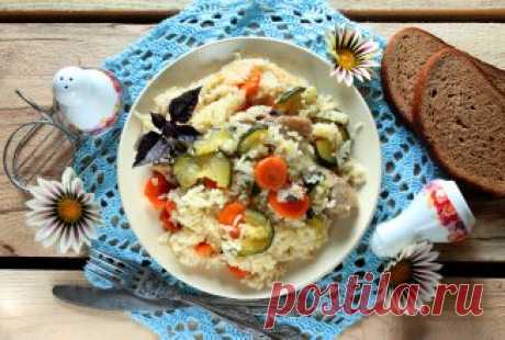 Плов с кабачками и курицей в мультиварке - рецепт для мультиварки - patee.ru