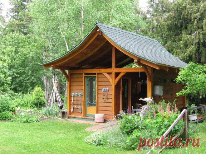 Сарай для дачи - 100 фото. Инструкция как и из чего построить своими руками