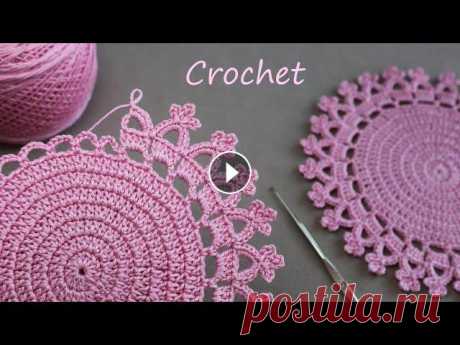 Очаровательная САЛФЕТКА крючком ВЯЗАНИЕ ДЛЯ НАЧИНАЮЩИХ  SUPER Beautiful DOILY Pattern Crochet @Уроки ВЯЗАНИЯ Литке Татьяны @CROCHET step by step Please financial support! PayPal: litke108@gmail.com Privatbank card: 5363 5420 1481 8653 УЗОРЫ КРЮ...