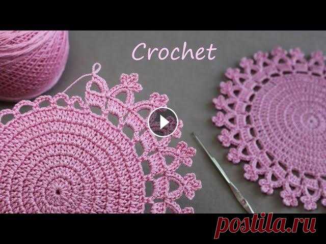 Очаровательная САЛФЕТКА крючком ВЯЗАНИЕ ДЛЯ НАЧИНАЮЩИХ  SUPER Beautiful DOILY Pattern Crochet @Уроки ВЯЗАНИЯ Литке Татьяны @CROCHET step by step Please financial support! PayPal: litke108@gmail.com Privatbank card: 5363 5420 1481 8653 УЗОРЫ КРЮ...