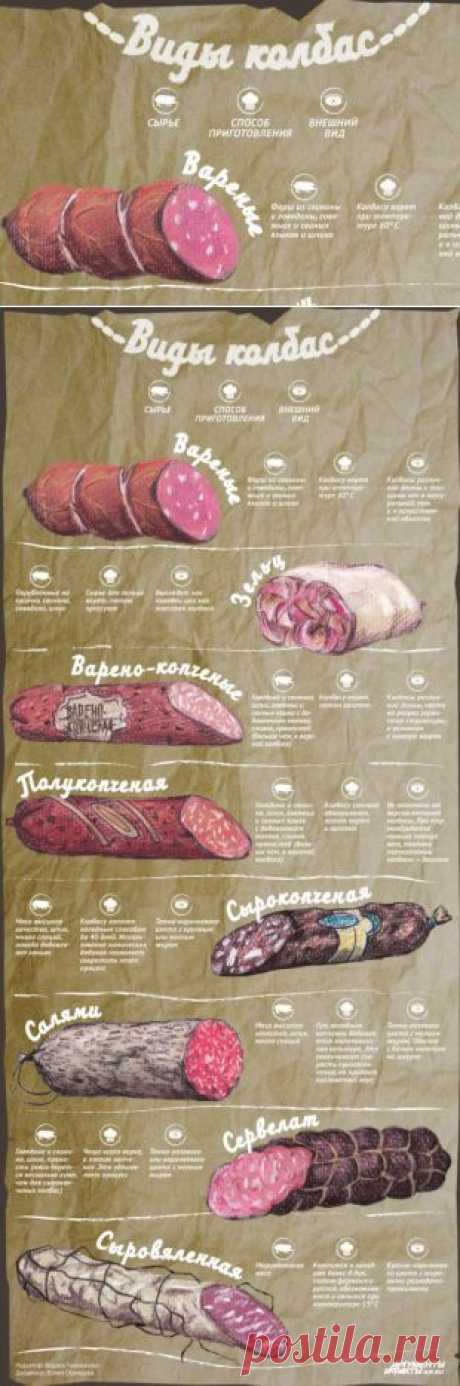 Копченая и вяленая. Какими бывают колбасы и чем они отличаются | АиФ Кухня
