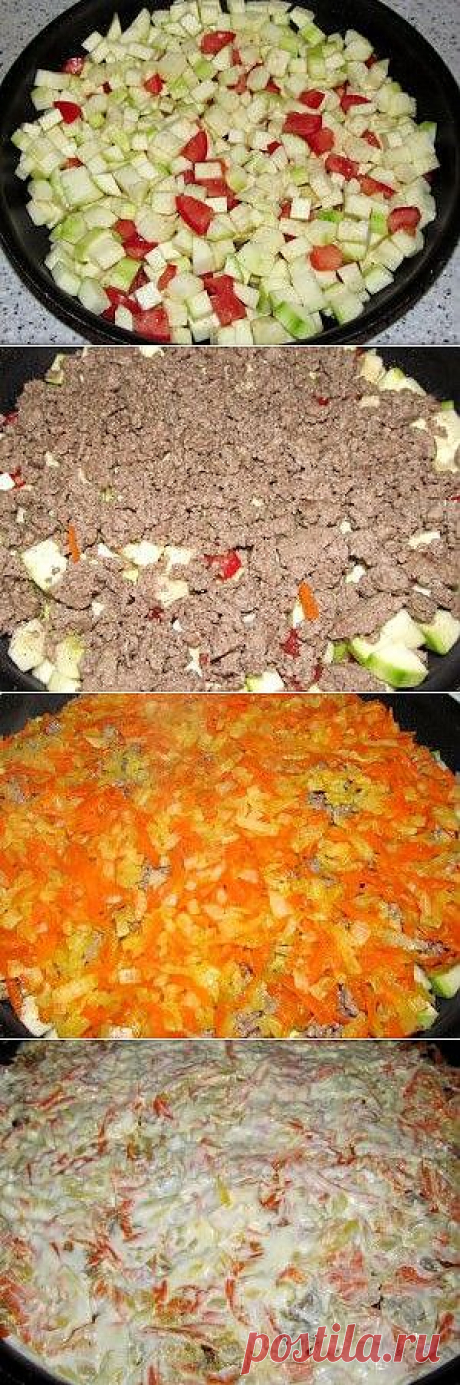 Запеканка из кабачков с фаршем | Вкусно и Просто!!!