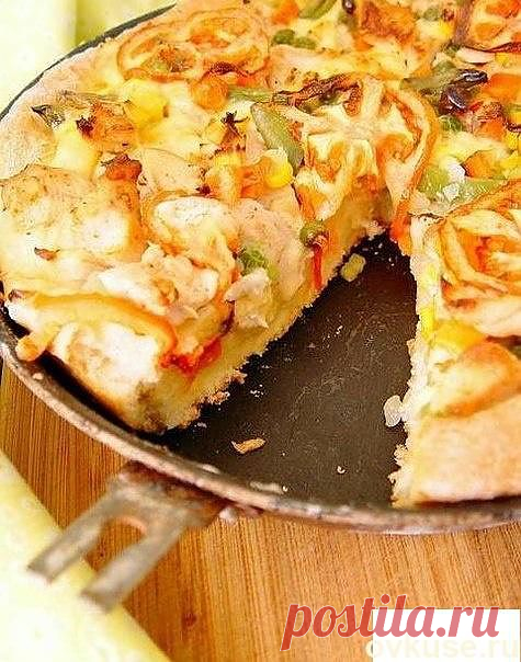Куриный пирог с овощами - Простые рецепты Овкусе.ру