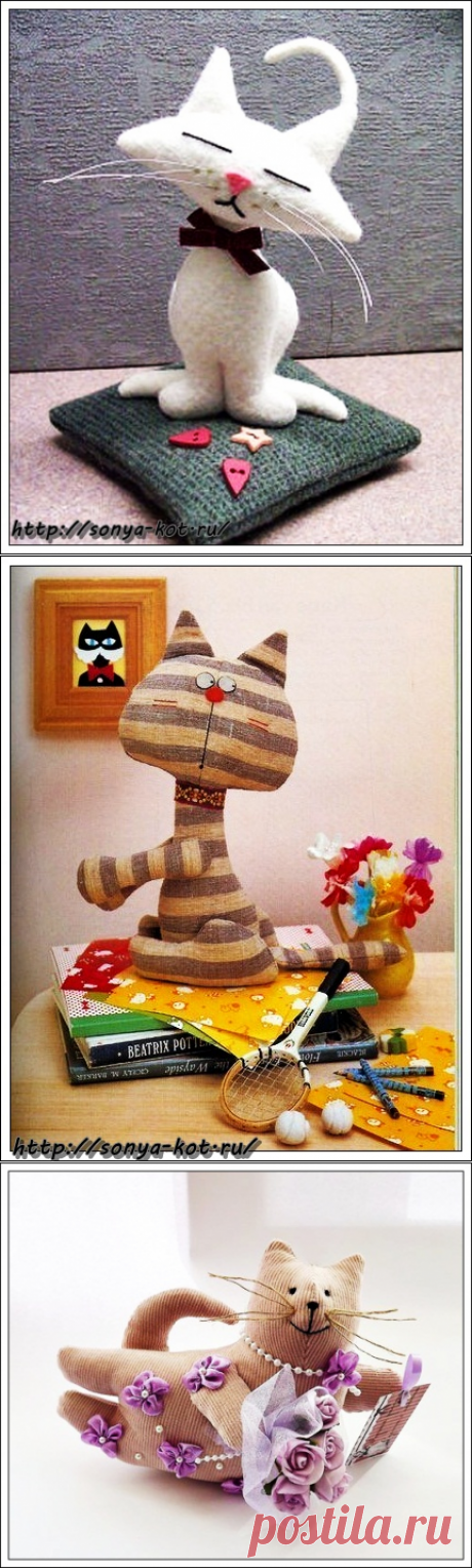 Классные выкройки кошек