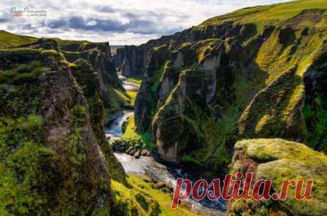 Фьядрарглйуфур - один из самых красивых каньонов в Исландии - Другой мир