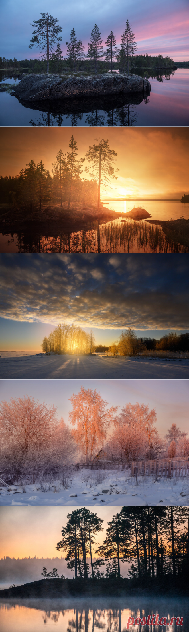 Самые красивые закаты в Карелии! | IvanDementievskiy . | Яндекс Дзен
