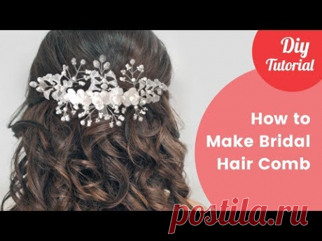 How to Make Bridal Hair Comb DIY Tutorial