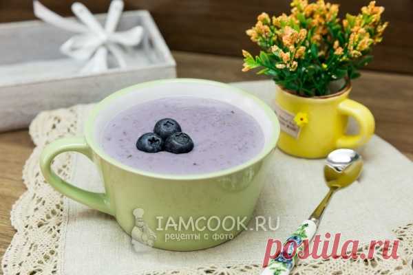 Овсяная (геркулесовая) каша с черникой