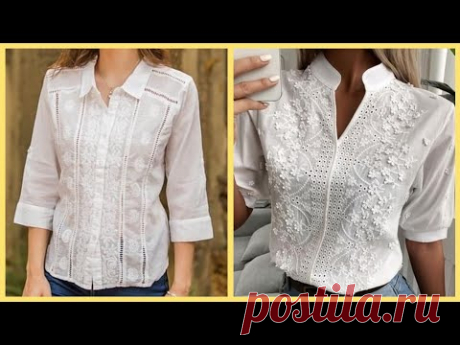 BLUSAS DE MODA 2022 MUJER / NUEVAS TENDENCIAS BLUSAS BONITAS BLUSAS MODERNAS 2022