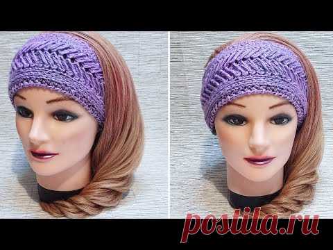 Оригинальная Ёлочка ❄🌲❄спицами всего 2ряда👍❤