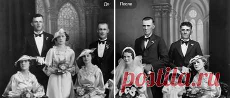 Как самому восстановить старую семейную фотографию.