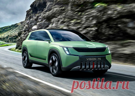 Skoda Vision 7S Concept: фото, видео, цена, комплектация