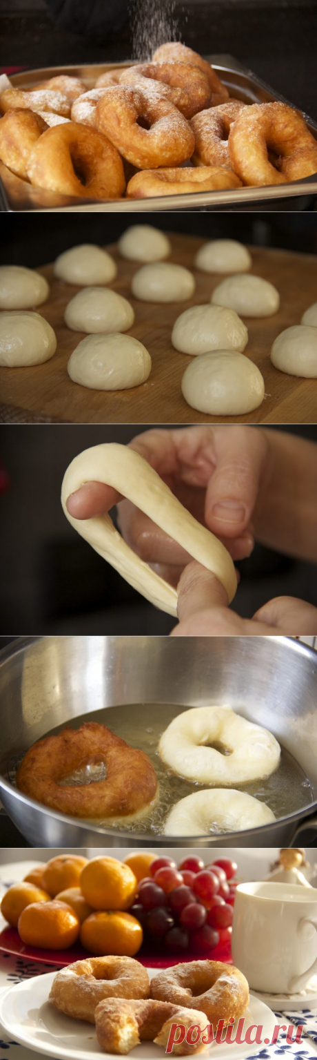 Вкусные домашние пончики