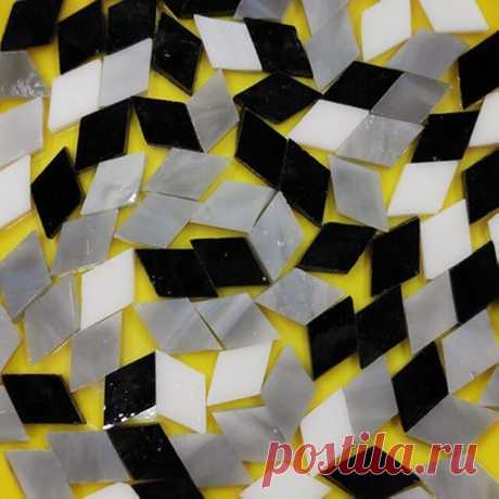 Lazos de JOJO triangular de acrílico sólido para hacer mosaicos, azulejos para manualidades de decoración del hogar, materiales de arte hechos a mano, 50g|Creación de mosaicos| - AliExpress