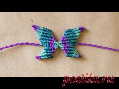 tutorial pulsera de mariposa en macrame butterfly macrame