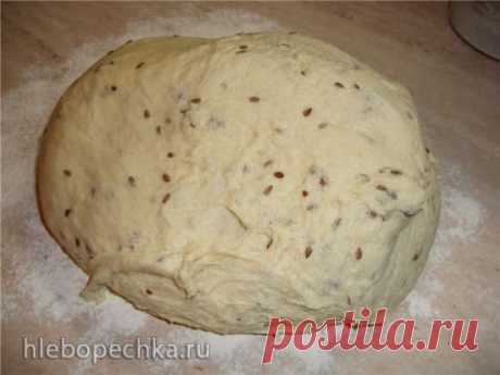 Картофельно-сметанный хлеб с семенами льна в духовке - Хлебопечка.ру