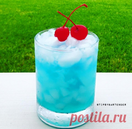 Blue Sugar - TipsyBartender.com