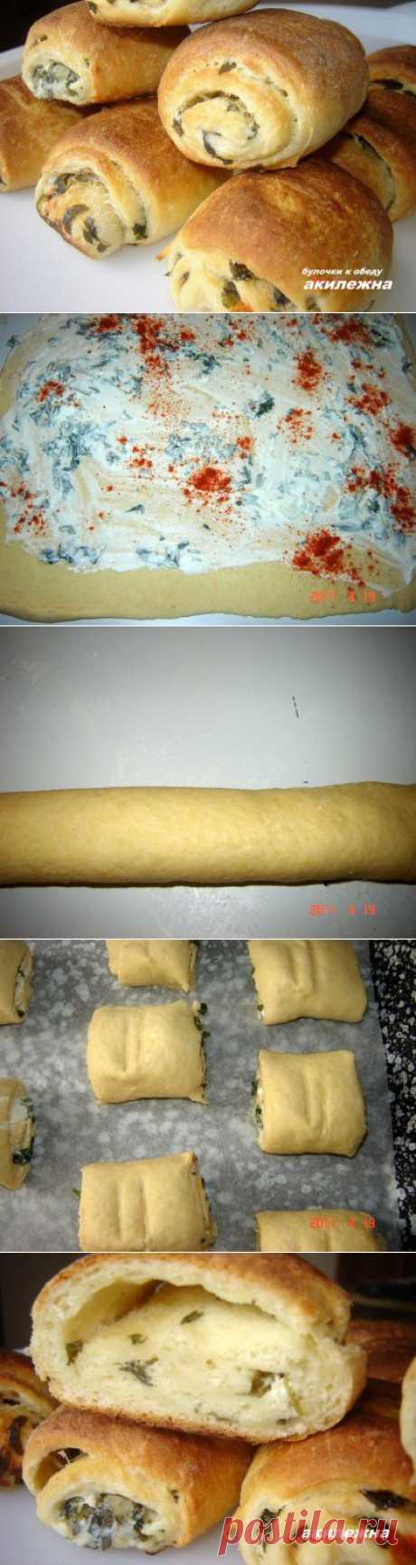 Булочки к обеду с начинкой
