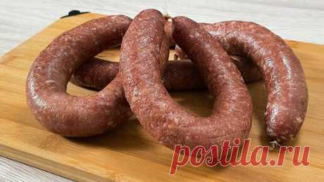 Еда без повода | Классический рецепт краковской колбасы в домашних условиях.