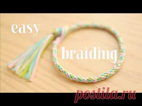 Braiding: easy round cord / круглое плетение ЛЕГКО!
