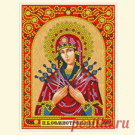 Пресвятая Богородица Семистрельная - Схемы и наборы для вышивания бисером