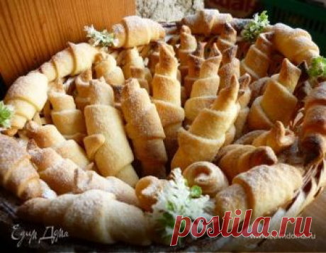 Вкууууусные до безобразия рогалики по-домашнему - маленькие, аккуратные, восхитительные