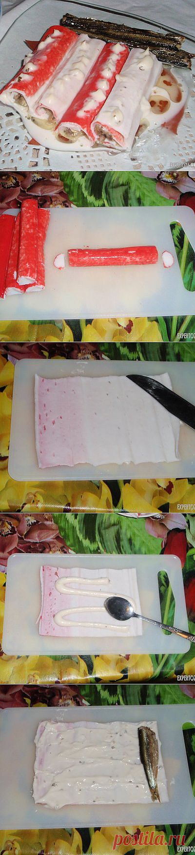 Как приготовить вкусную и простую закуску из шпрот и крабовых палочек | Статьи и Обзоры | Экспертоза