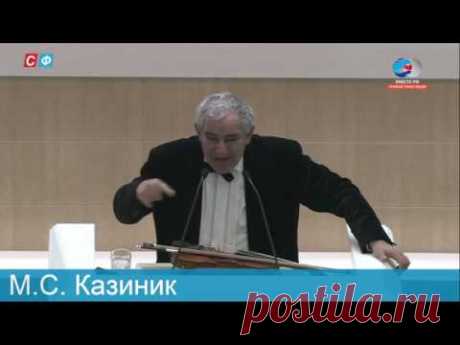 Искусствовед Михаил Казиник. Выступление в Совете Федерации