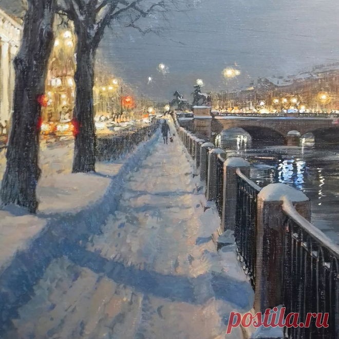 Художник — Кирилл Мальков.

«У Аничкова моста» (2022)