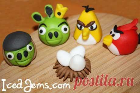Лепим ANGRY BIRDS - Лепка