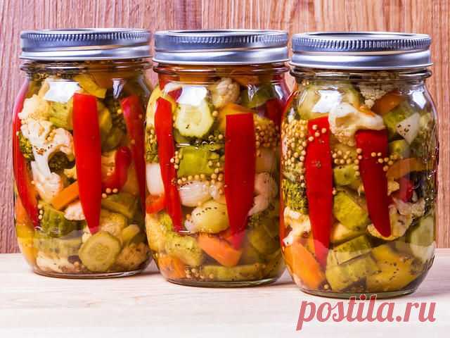 Овощное ассорти на зиму без стерилизации: разнообразие вкуса - tochka.net