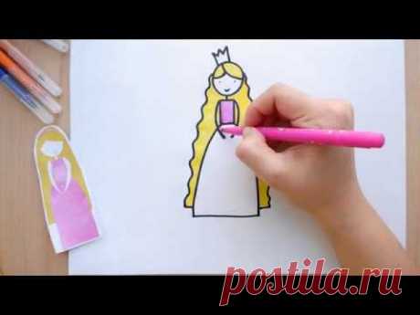 0+ Как рисовать принцессу НяняУля
