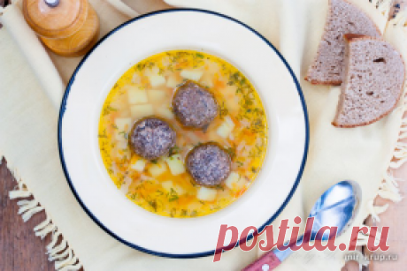 Деревенский суп с «фрикадельками» | Вкусный и простой рецепт